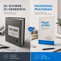 ISO 9001 oder QualitätsZertifikat Planer am Bau – was ist die richtige Wahl für Ihr Büro?
