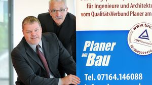 Die Initiatoren des QualitätsStandards Planer am Bau: Dr.-Ing. Knut Marhold und Dr.-Ing. E. Rüdiger Weng