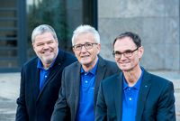 v.l.n.r.: Knut Marhold, E. Rüdiger Weng, Thomas Benz