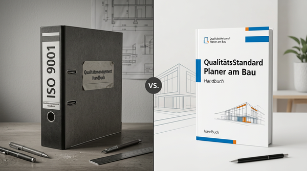 ISO 9001 oder QualitätsZertifikat Planer am Bau – was ist die richtige Wahl für Ihr Büro? ISO 9001 oder QualitätsZertifikat Planer am Bau – was ist die richtige Wahl für Ihr Büro?